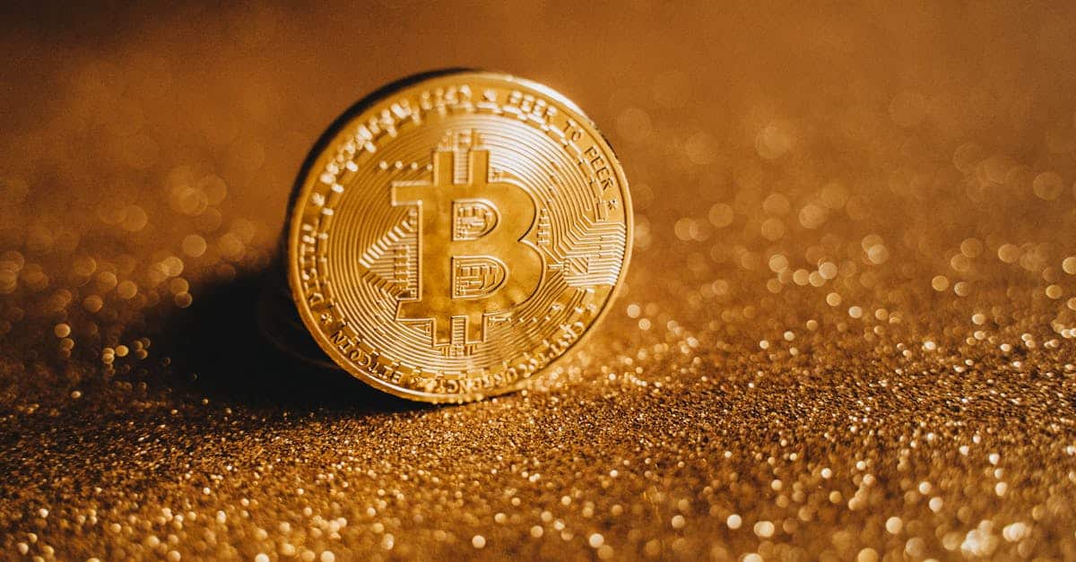 Graphique de cours de cryptomonnaies sur écran
